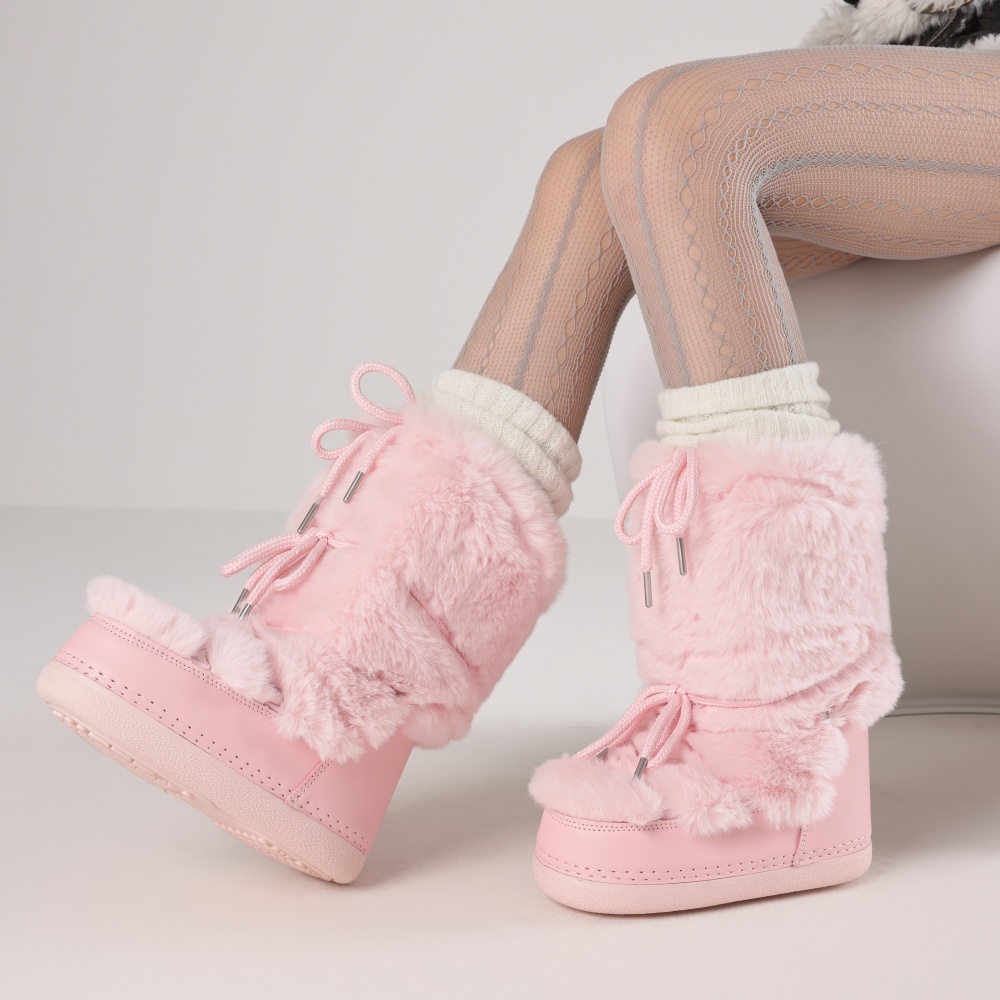 Furry Boots For Women Round To - đánh giá và giá Waterproof Winter Boot