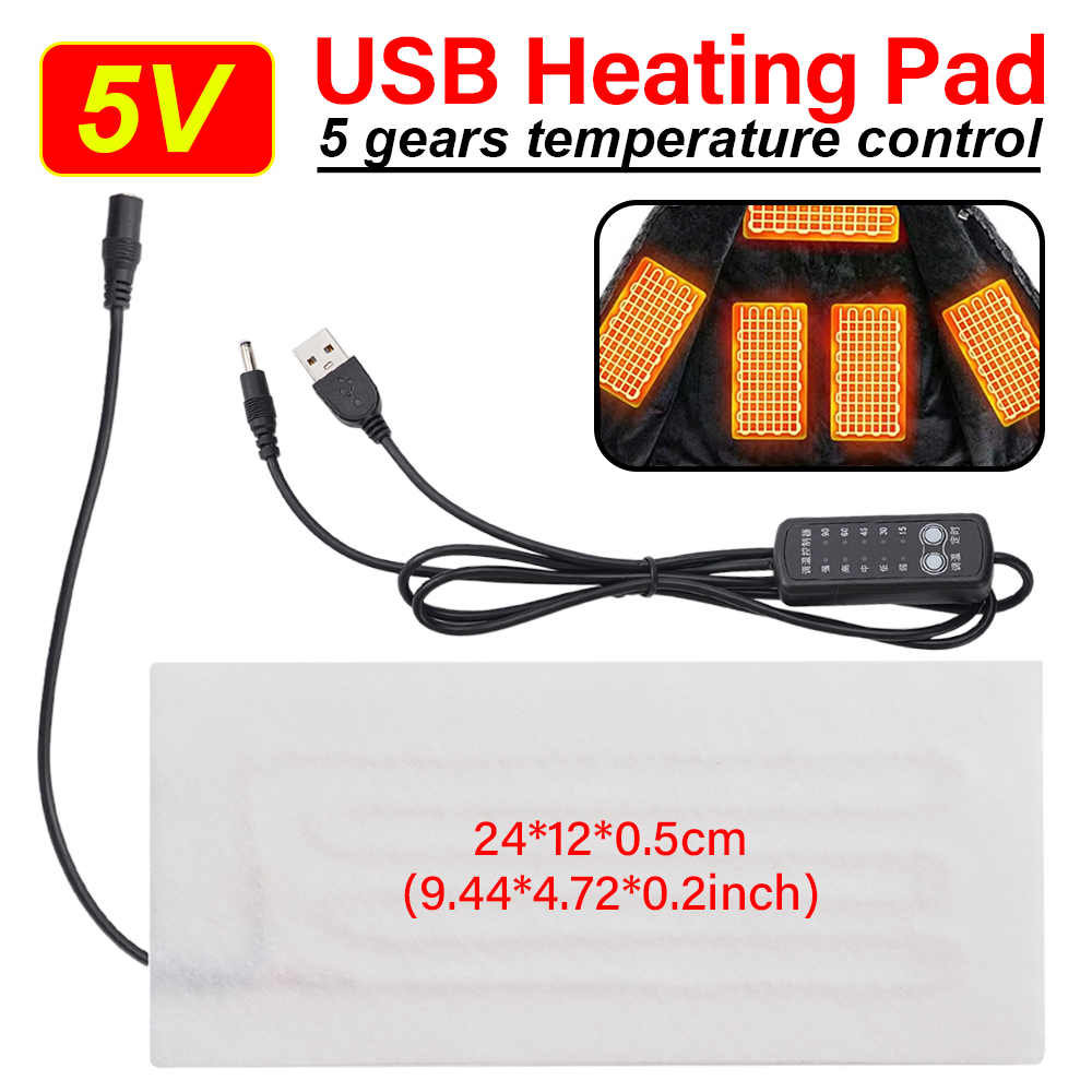 1Pc 120x240 mm USB Heating Pad - đánh giá và giá Hand Warmer Electric