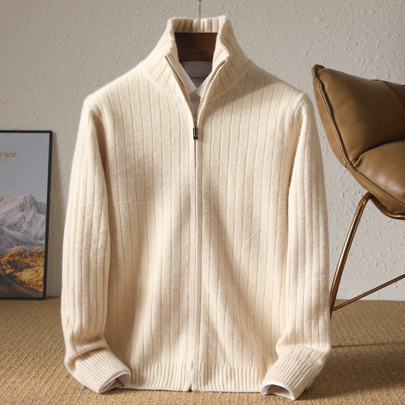 Men 100% Merino Wool Stand-Up  - đánh giá và giá Wool Coat Peacoat