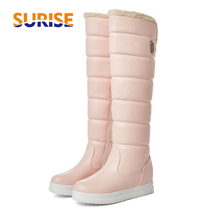 Winter Fur Knee-high Platform  - đánh giá và giá Waterproof Winter Boot