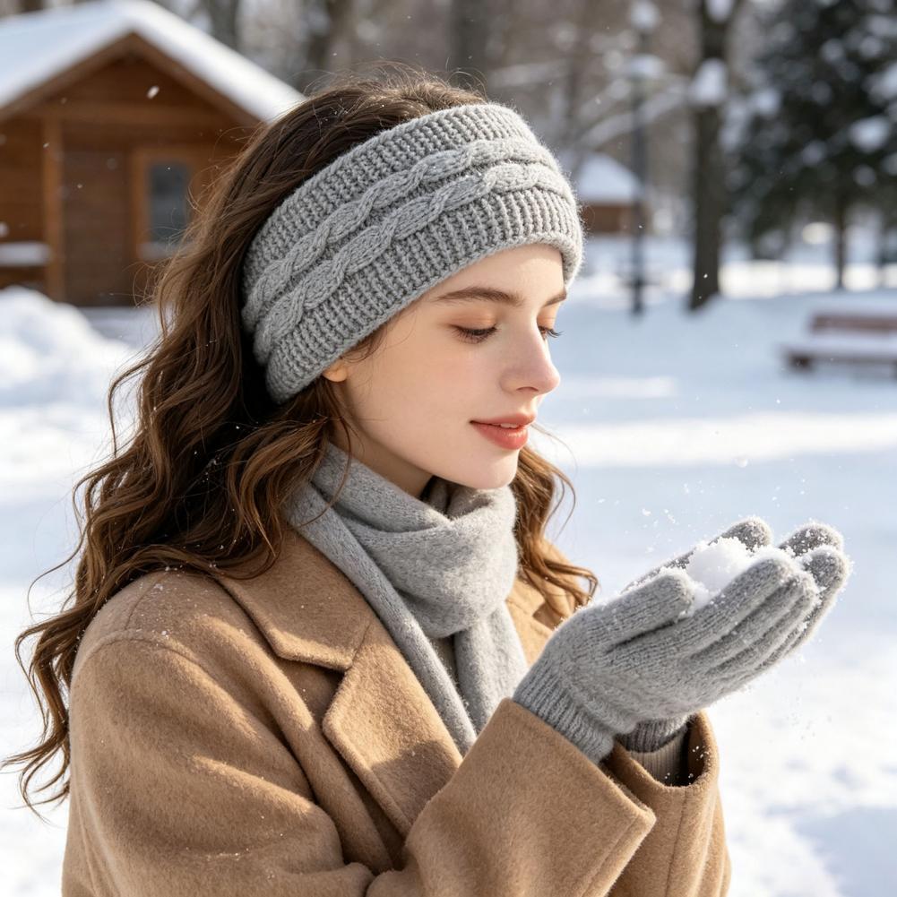 Comfortable Elastic Hair Band  - đánh giá và giá Fleece Ear Warmer Band