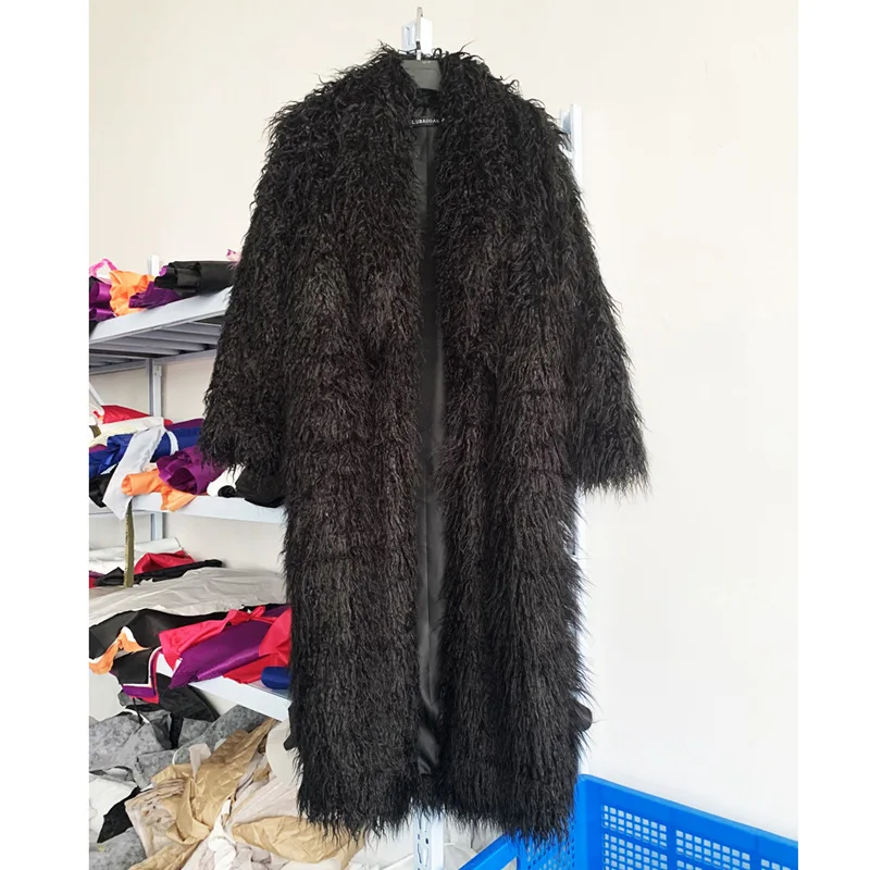 Women Imitation Sheep Faux Fur - đánh giá và giá Wool Coat Peacoat