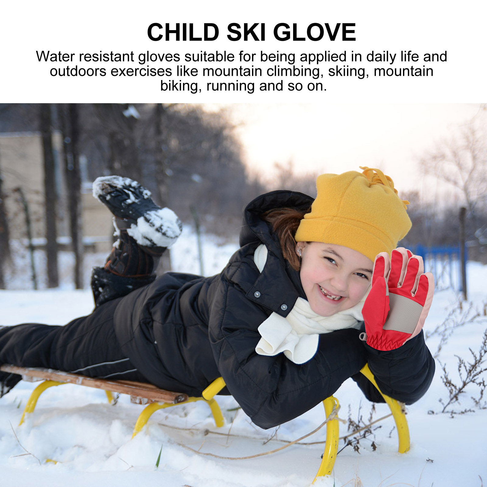 1Pair Children Ski Gloves Wate - đánh giá và giá Snow Glove Insulated